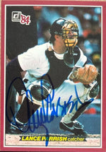 Lance Parrish Signed 1984 Donruss Action All-Stars Baseball Card - Detroit Tigers #34