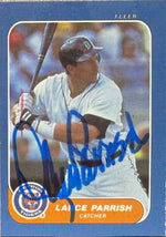 Lance Parrish Signed 1986 Fleer Classic Miniatures Baseball Card - Detroit Tigers #49
