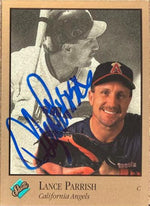 Lance Parrish Signed 1992 Studio Baseball Card - California Angels #149