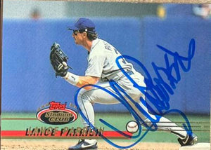 Lance Parrish Signed 1993 Stadium Club Baseball Card - Seattle Mariners #252