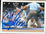 Lance Parrish Signed 1993 Upper Deck Baseball Card - Seattle Mariners #117