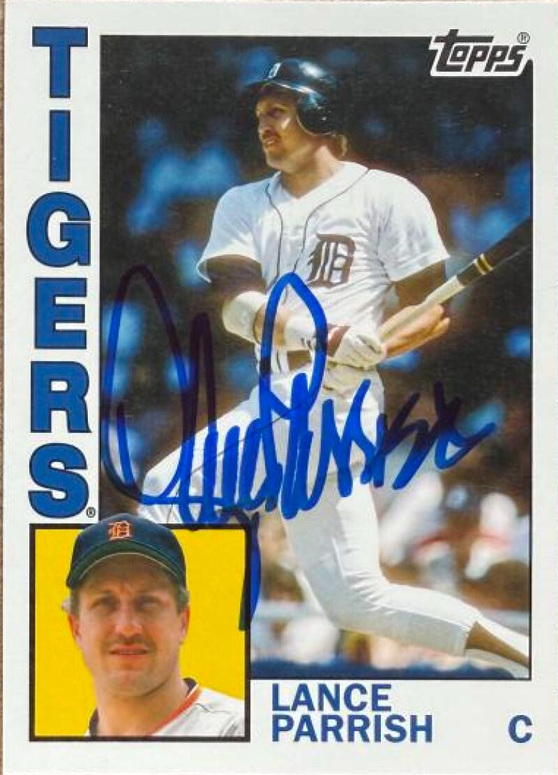 Lance Parrish Signed 2012 Topps Archives SP Baseball Card - Detroit Tigers #230