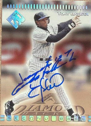 Tony Batista Signed 1999 Pacific Private Stock Baseball Card - Arizona Diamondbacks #54