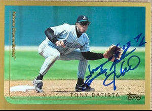 Tony Batista Signed 1999 Topps Baseball Card - Arizona Diamondbacks #272