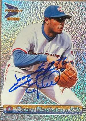 Tony Batista Signed 2000 Pacific Prism Baseball Card - Toronto Blue Jays #146