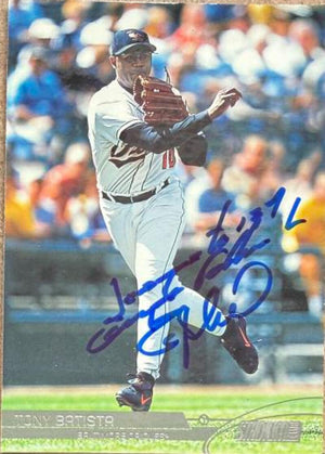 Tony Batista Signed 2003 Stadium Club Baseball Card - Baltimore Orioles #10