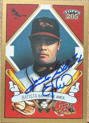 Tony Batista Signed 2003 Topps 205 Baseball Card - Baltimore Orioles #118