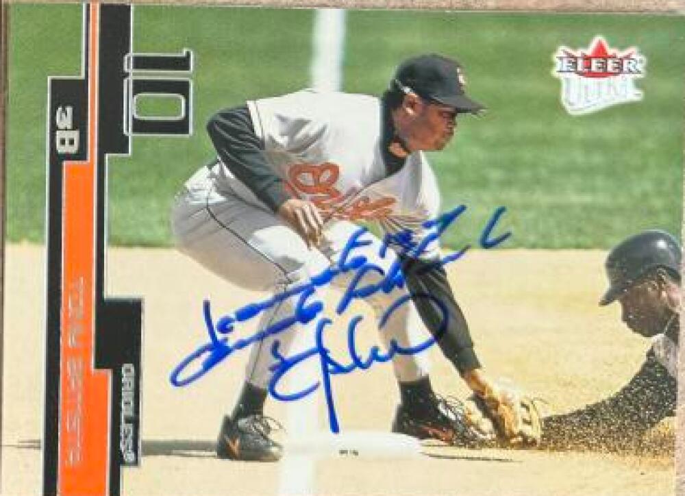 Tony Batista Signed 2003 Fleer Ultra Baseball Card - Baltimore Orioles #24