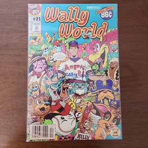 "Wally World" Wally Joyner FF Variant Pop Fly Pop Shop Print #74 – Signed by Wally Joyner & Daniel Jacob Horine