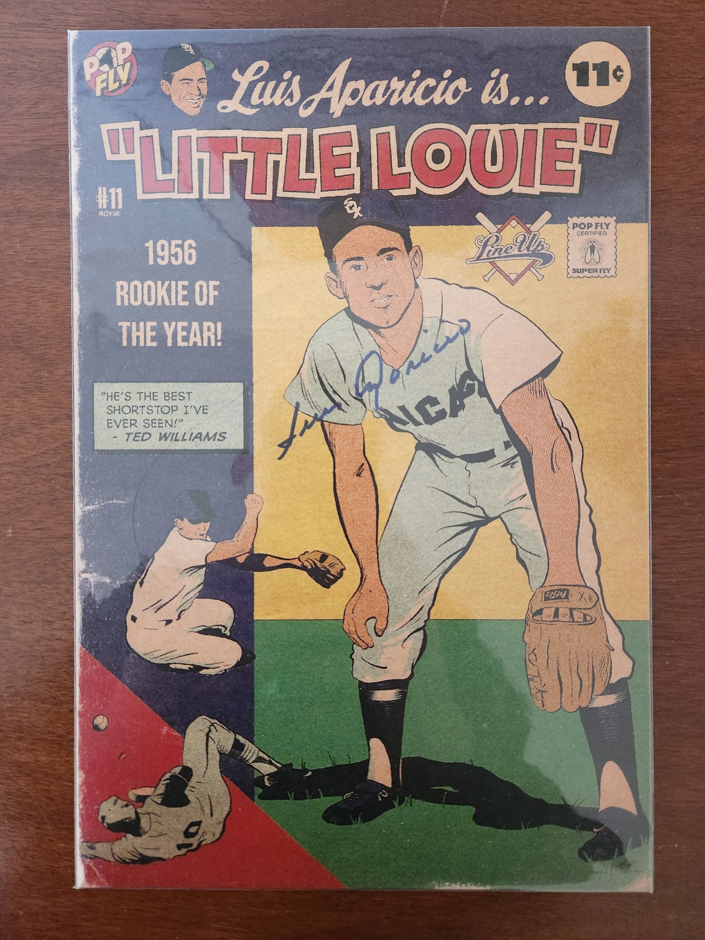 "Little Louie" Luis Aparicio Pop Fly Pop Shop Print #37 – Signed by Luis Aparicio & Daniel Jacob Horine