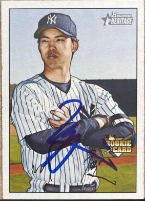 Kei Igawa Signed 2007 Bowman Heritage Baseball Card - New York Yankees