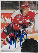 Sylvain Cote Signed 1994-95 Donruss Hockey Card - Washington Capitals