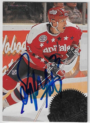 Sylvain Cote Signed 1994-95 Donruss Hockey Card - Washington Capitals