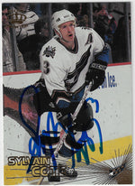 Sylvain Cote Signed 1997-98 Pacific Crown Collection Hockey Card - Washington Capitals