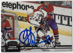 Dimitri Khristich Signed 1992-93 Stadium Club Hockey Card - Washington Capitals