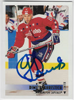 Dimitri Khristich Signed 1994-95 O-Pee-Chee Premier Hockey Card - Washington Capitals
