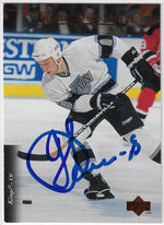 Dimitri Khristich Signed 1995-96 Upper Deck Hockey Card - Los Angeles Kings
