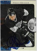 Dimitri Khristich Signed 1995-96 SP Hockey Card - Los Angeles Kings