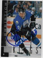 Dimitri Khristich Signed 1997-98 Upper Deck Hockey Card - Los Angeles Kings