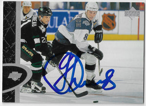 Dimitri Khristich Signed 1996-97 Upper Deck Hockey Card - Los Angeles Kings