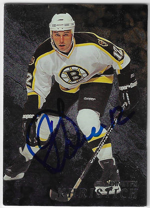 Dimitri Khristich Signed 1998-99 Be A Player Hockey Card - Boston Bruins