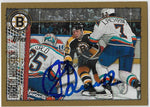 Dimitri Khristich Signed 1998-99 O-Pee-Chee Chrome Hockey Card - Boston Bruins