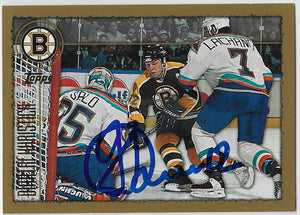 Dimitri Khristich Signed 1998-99 O-Pee-Chee Chrome Hockey Card - Boston Bruins