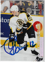 Dimitri Khristich Signed 1997-98 Pinnacle Hockey Card - Boston Bruins