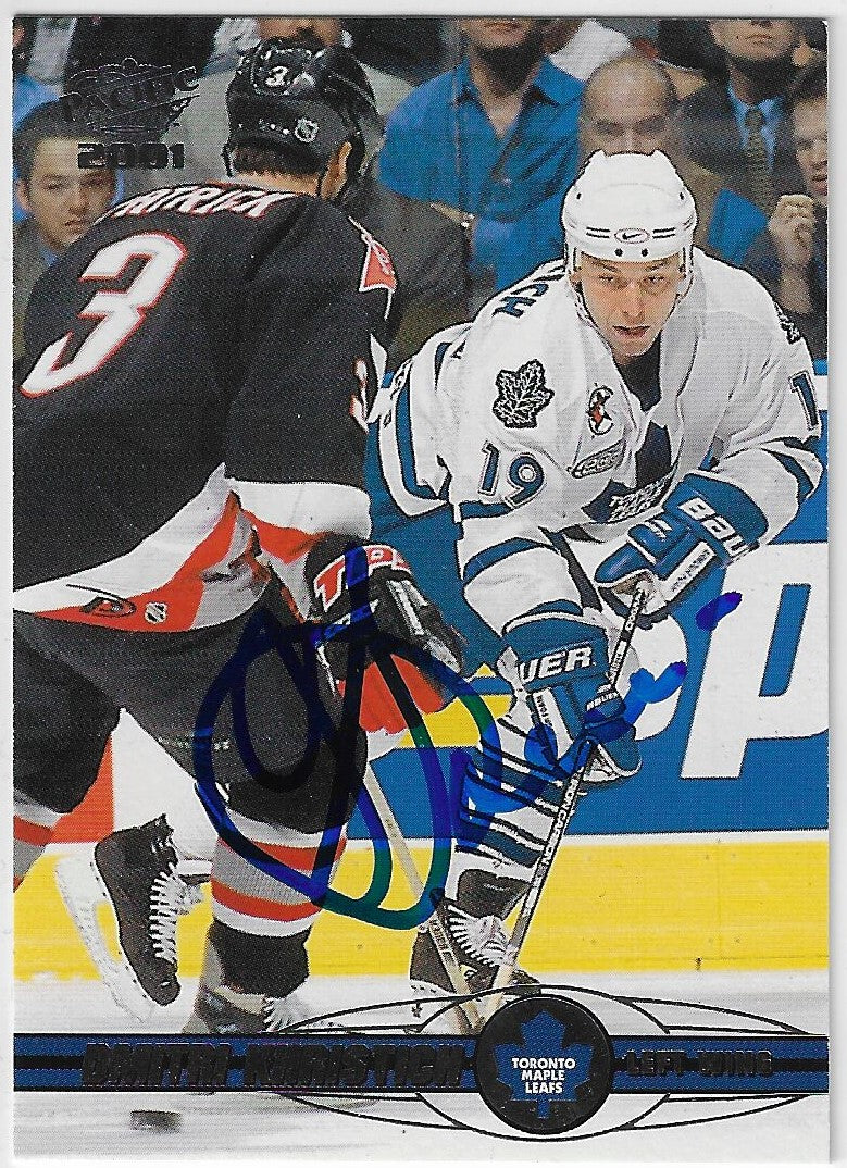 Dimitri Khristich Signed 2000-01 Pacific Hockey Card - Toronto Maple Leafs