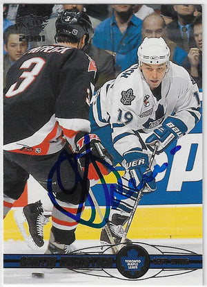 Dimitri Khristich Signed 2000-01 Pacific Hockey Card - Toronto Maple Leafs
