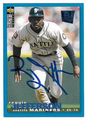 Reggie Jefferson Signed 1995 Collector's Choice Special Edition Baseball Card - Seattle Mariners