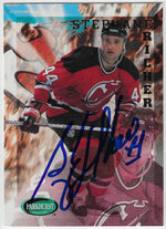 Stephane Richer Signed 1995-96 Parkhurst International Hockey Card - New Jersey Devils