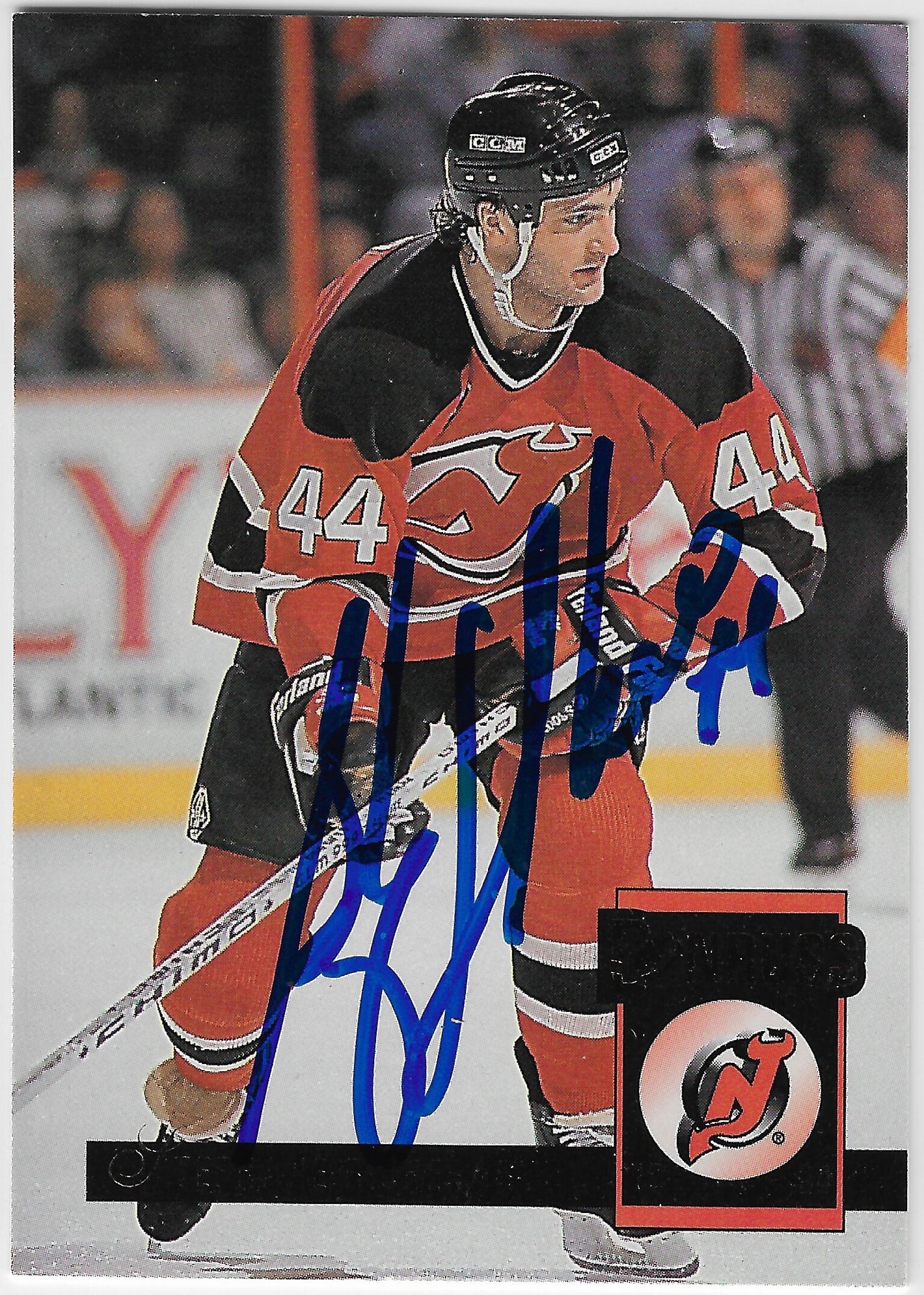 Stephane Richer Signed 1993-94 Donruss Hockey Card - New Jersey Devils