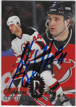 Stephane Richer Signed 1994-95 Flair Hockey Card - New Jersey Devils