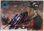 Stephane Richer Signed 1995-96 Skybox E-Motion Hockey Card - New Jersey Devils