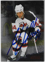Stephane Richer Signed 1995-96 Fleer Metal Hockey Card - New Jersey Devils