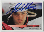 Stephane Richer Signed 1994-95 O-Pee-Cee Premier Hockey Card - New Jersey Devils