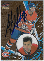 Stephane Richer Signed 1997-98 Pacific Invincible Hockey Card - Montreal Canadiens