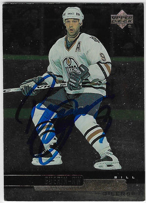 Bill Guerin Signed 1999-00 Upper Deck Gold Reserve Hockey Card - Edmonton OIlers