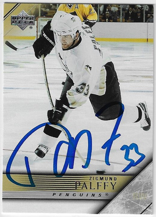 Zigmund Palffy Signed 2005-06 Upper Deck Hockey Card - Pittsburgh Penguins