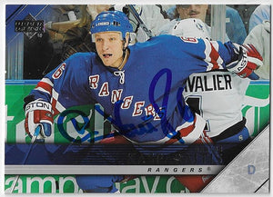 Darius Kasparaitis Signed 2005-06 Upper Deck Hockey Card - New York Rangers
