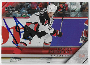 Jean-Pierre Dumont Signed 2005-06 Upper Deck Hockey Card - Buffalo Sabres