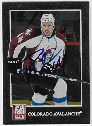 Ryan Wilson Signed 2011-12 Donruss Elite Hockey Card - Colorado Avalanche