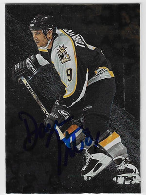 Darren Turcotte Signed 1998-99 Be A Player Hockey Card - Nashville Predators