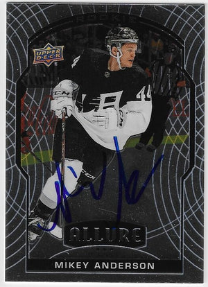 Mikey Anderson Signed 2020-21 Upper Deck Allure Hockey Card - Los Angeles Kings