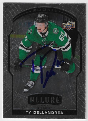 Ty Dellandrea Signed 2020-21 Upper Deck Allure Hockey Card - Dallas Stars