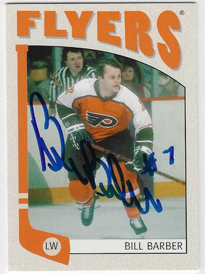 Bill Barber Signed 2004-05 In The Game Hockey Card - Philadelphia Flyers