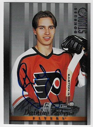Dainius Zubrus Signed 1997-98 Studio Hockey Card - Philadelphia Flyers