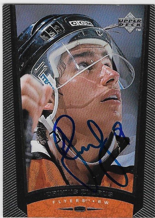 Dainius Zubrus Signed 1998-99 Upper Deck Hockey Card - Philadelphia Flyers