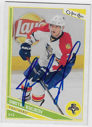 Dmitri Kulikov Signed 2013-14 O-Pee-Chee Hockey Card - Florida Panthers